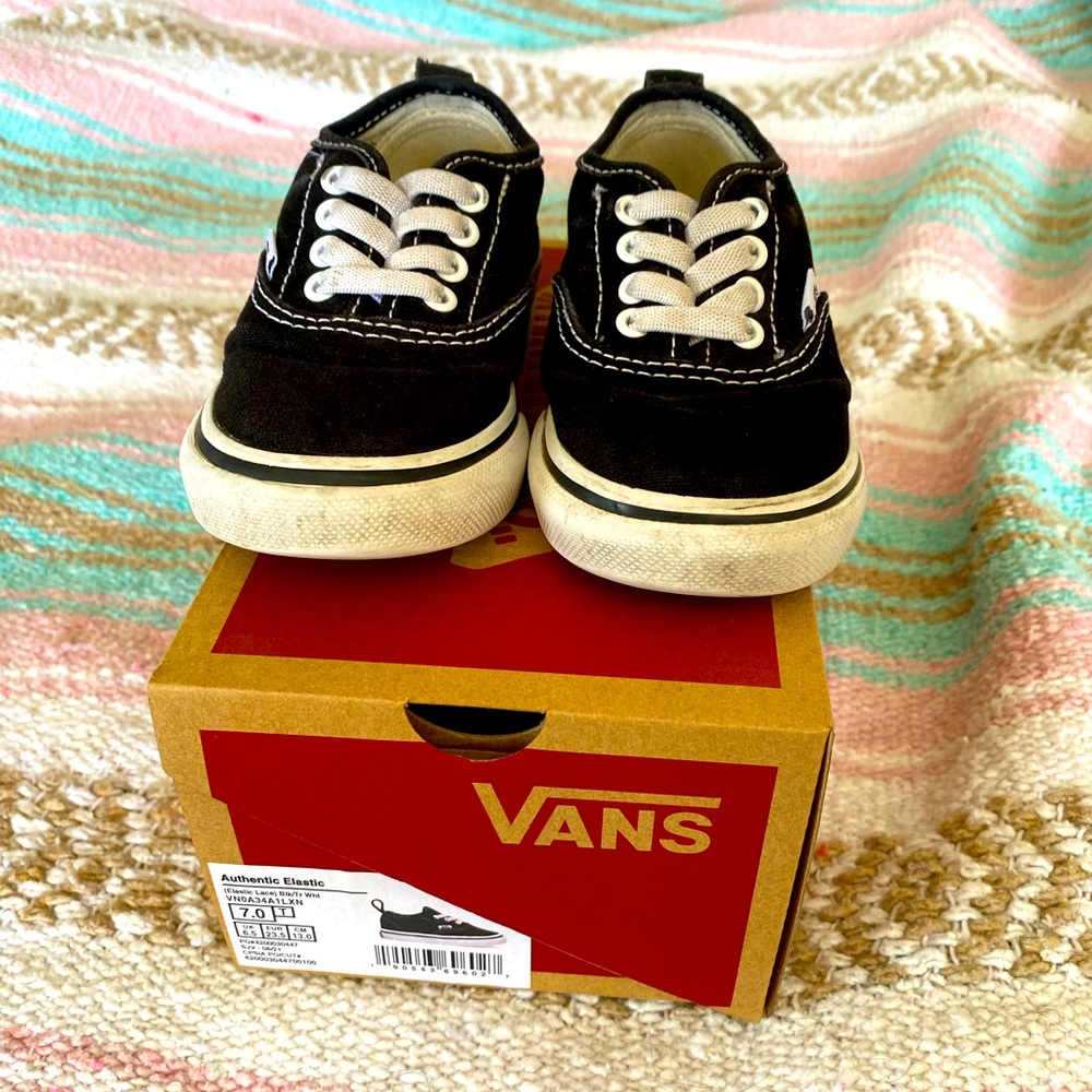 Vans toddler slip ons
